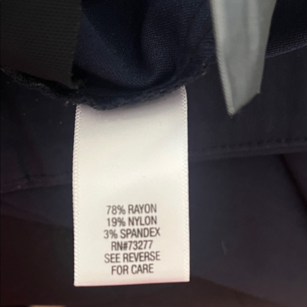 Dana Buchman Women's Navy Pants - Picture 5 of 5